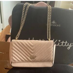 Victoria's Secret Cream pink Quilted Women's Bag